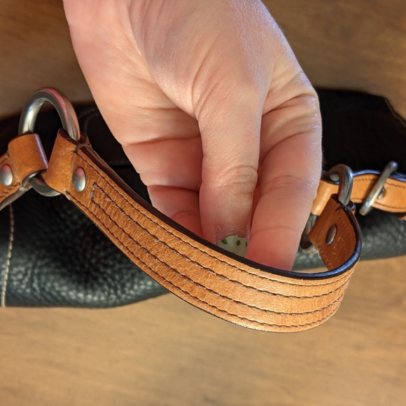 Coach F10893 pebble leather soft black purse EUC - Picture 5 of 6